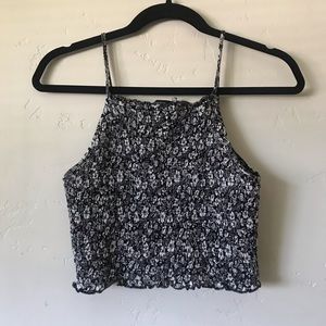 Floral crop top